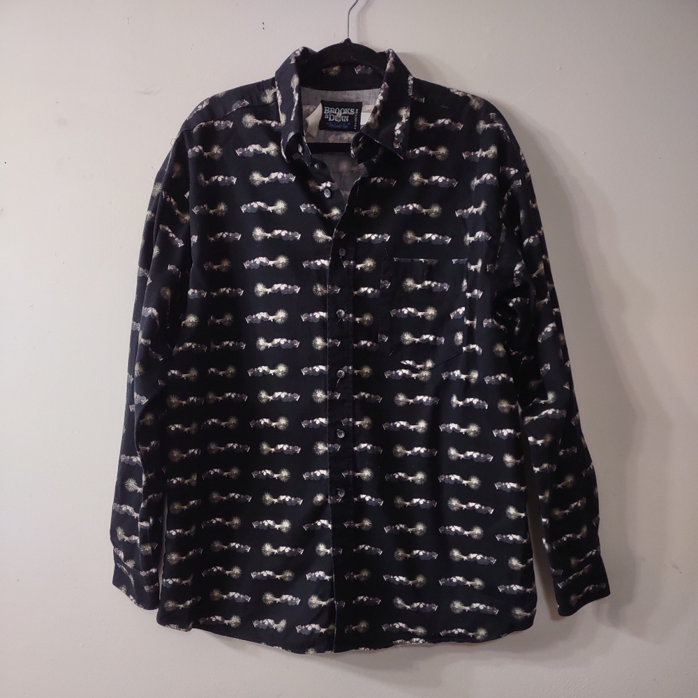 Vintage Brooks & Dunn Spur Button Up, Size XL